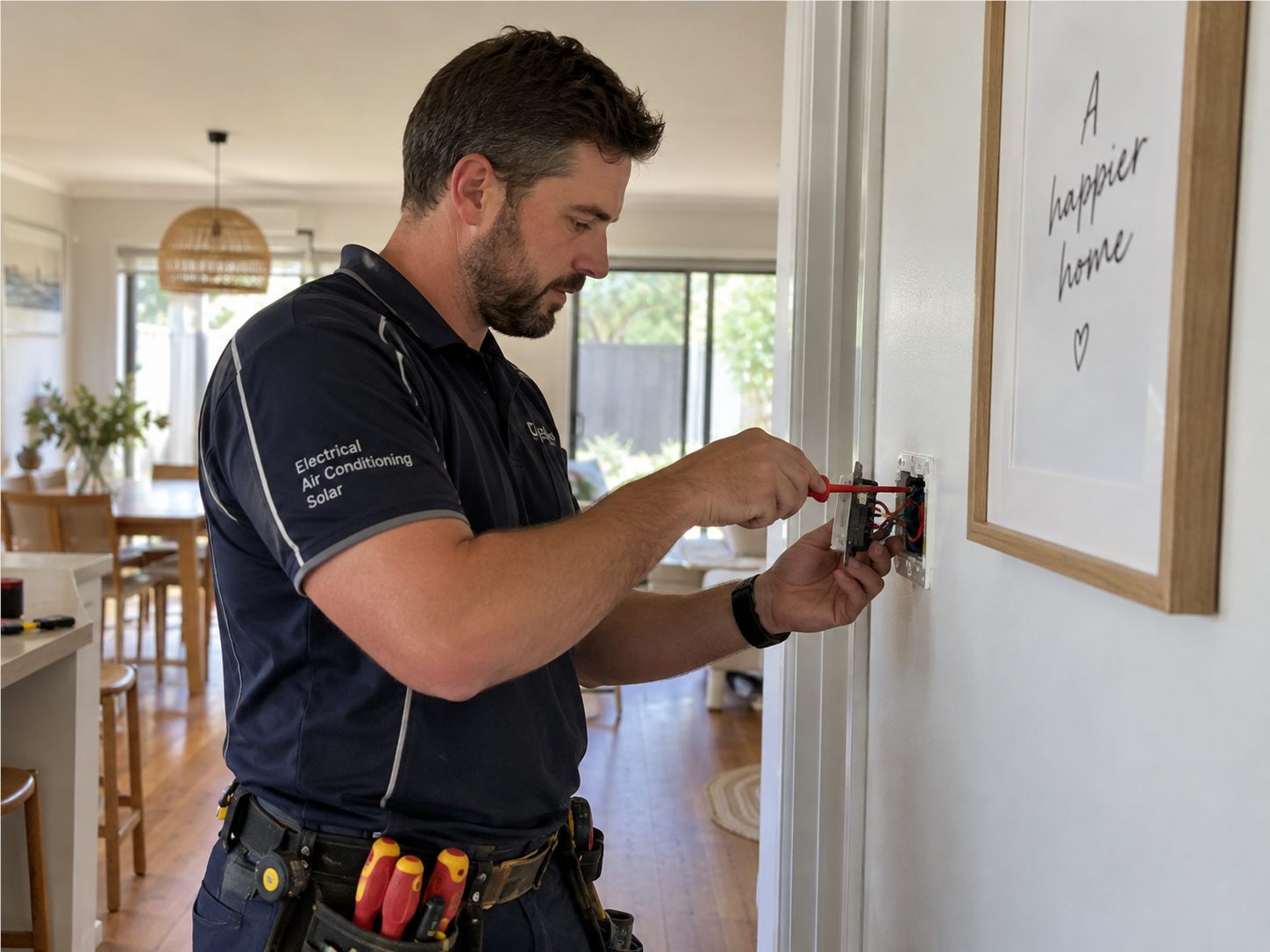 Household electrical work