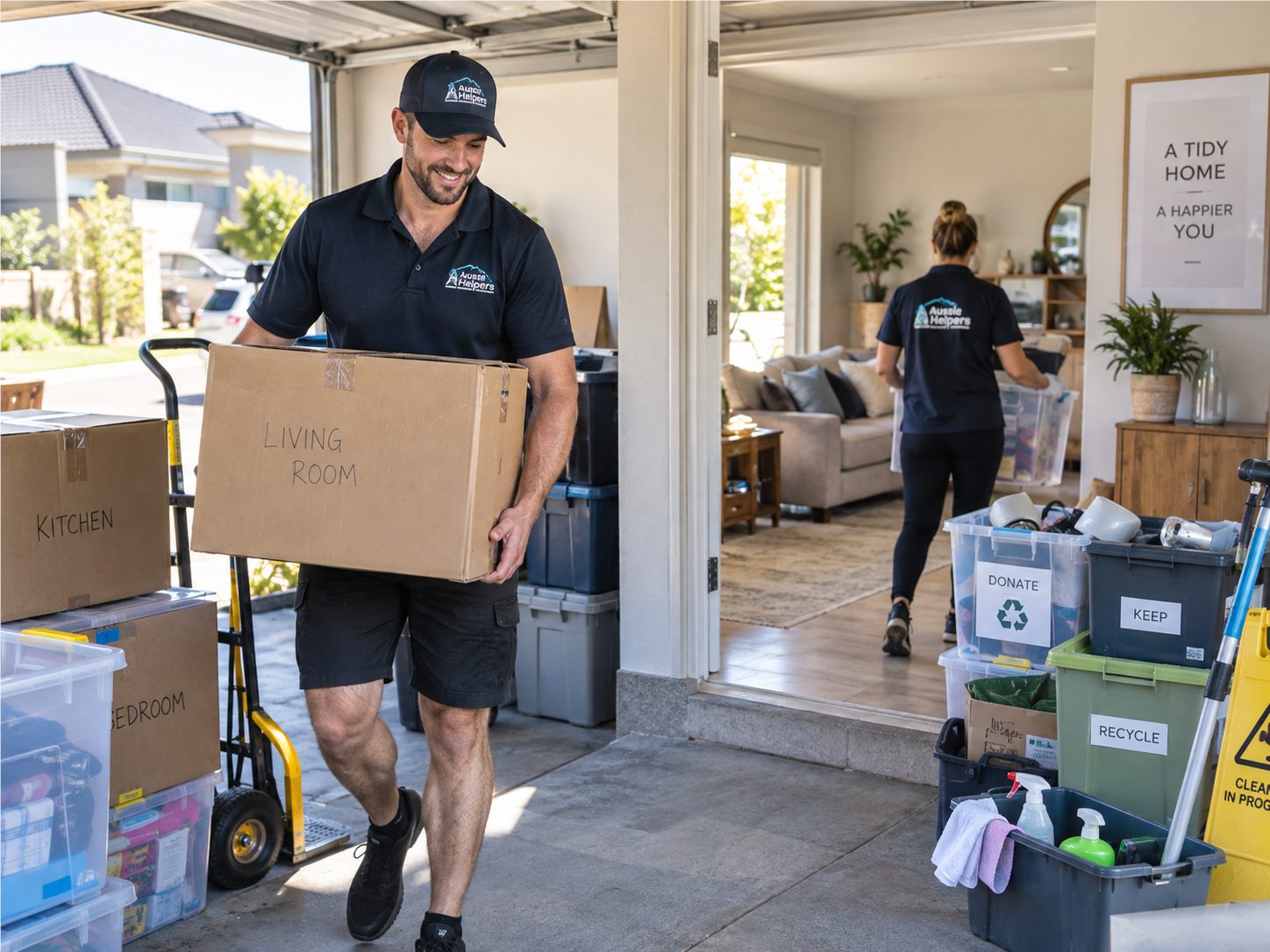 Household removals and cleaning