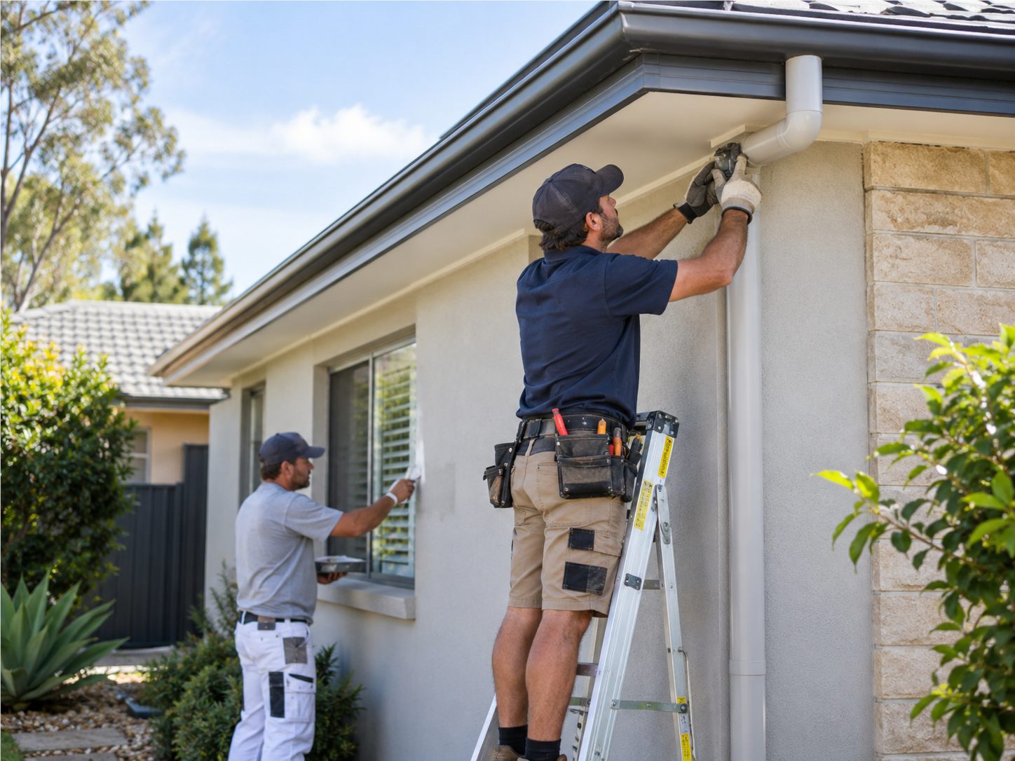 Roof and gutter exterior